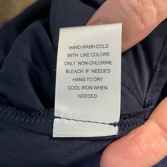 DR2 Daniel Rainn Blue Blouson Long‎ Sleeve Shirt Style Dress Small Nautical - Picture 6 of 10